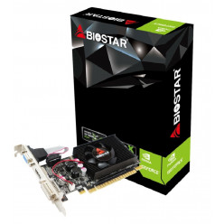 BIOSTAR GeForce GT610  2GB GDDR3, 64bit, 700/1333Mhz, 1xVGA, 1xDVI, 1xHDMI, Single fan, Low profile, Retail (VN6103THX6)